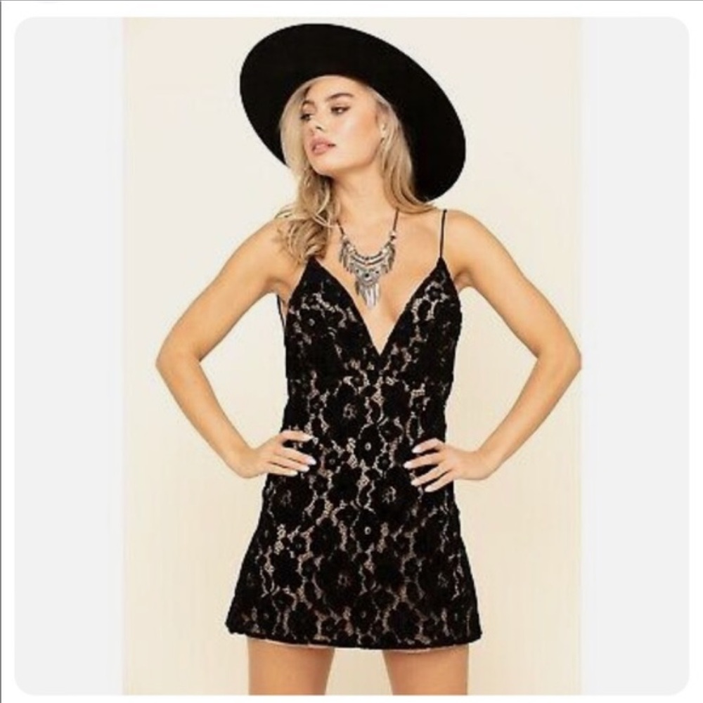 Free People dangerous love lace dress